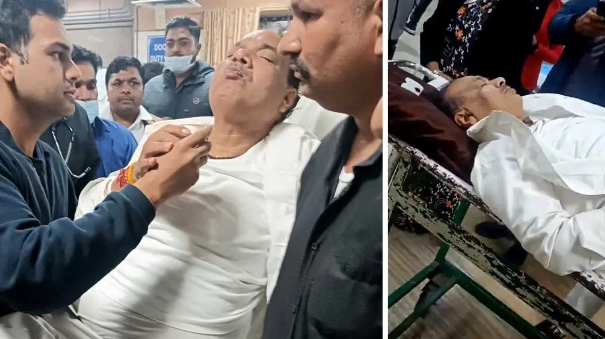 विधायक महेंद्र गोयल पर हुआ हमला, आप ने लगाया भाजपा पर आरोप विधायक महेंद्र गोयल पर हुआ हमला, आप ने लगाया भाजपा पर आरोप